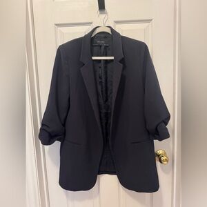 Zara Elegant Dark Navy Women's Blazer